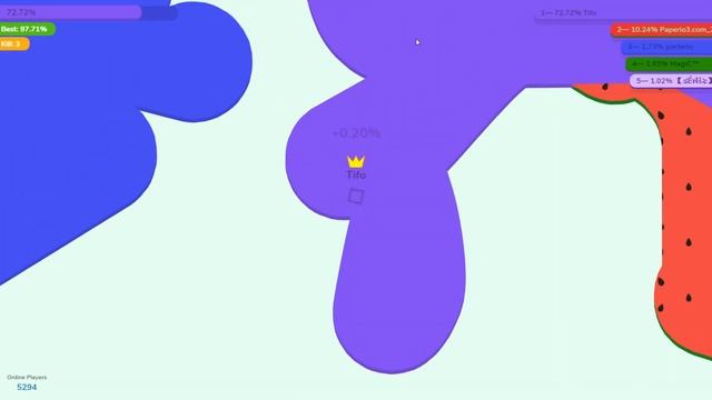 Paper.io 3 Map Control: 100.00% [JET MOTOR] смотреть онлайн