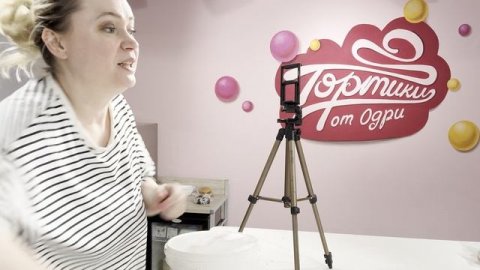 Четвёртый день преодоления!💪 Обтяжка торта. (Большой торт 11 часть)