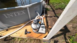 Вода из грязного пруда для бассейна Ч-1