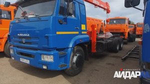 камаз 65117 бортовой с кму динтек 2056