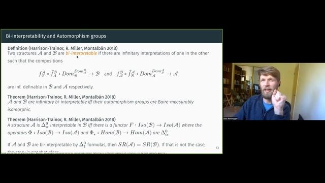 Dino Rossegger: The structural complexity of models of PA смотреть онлайн