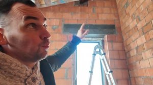 Намокание верхних рядов кладки  в доме из тёплой керамики