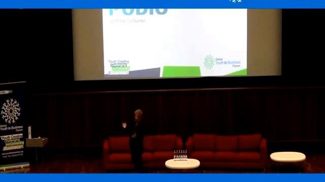 Jon Froda: Entrepreneurship and Being Young at Global Youth to Business, Moscow 2012
