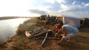 Ока. Осень. Встреча друзей и рыбалка. 2018. Часть 1.