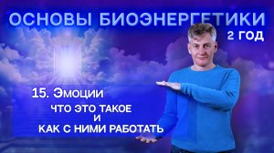 15. Эмоции, что это и как с ними работать. "Основы Биоэнергетики 2Год".