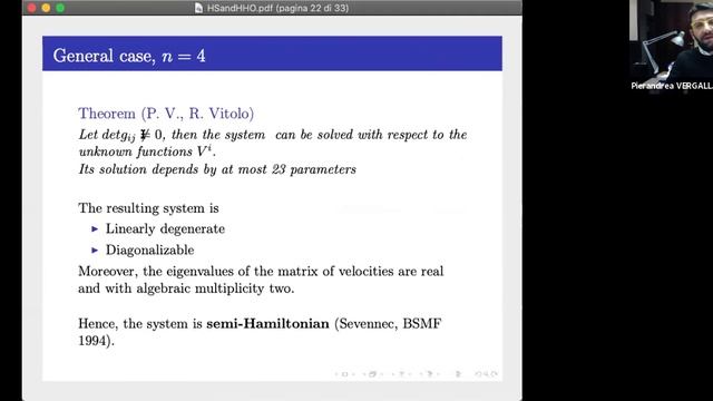 Seminar GDEq. Hydrodynamic-type systems and homogeneous