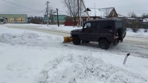 скребок для уборки снега на уаз