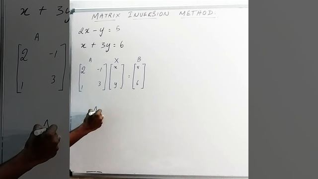 Matrix Inversion Method-Pair of Linear Equations-தமிழ் | Math2.O |  Nandha Prashanth