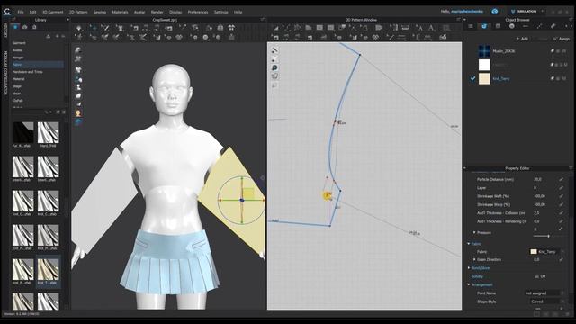 Clo3D лекала за 30 минут. Короткий свитшот. смотреть онлайн