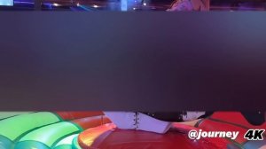 Girl in Flowery clothes Riding on a Mechanical Bull in Benidorm  4K | Part 2