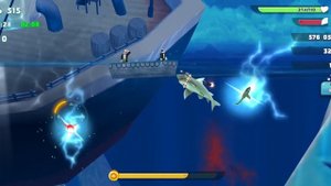 рифовая акула съела Джека и Розу на Титанике hungry shark игра про акул ,эволюция