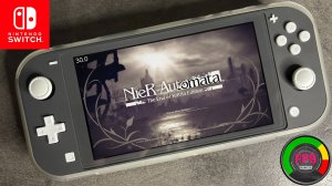 NieR:Automata The End of YoRHa Edition Nintendo Switch Lite Gameplay - FPS Monitor