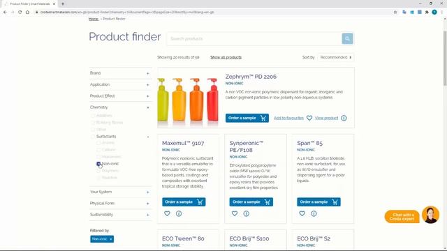 New Smart Materials website Product Finder Demonstration смотреть онлайн