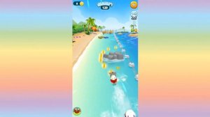 Говорящий кот Том и его аквабайк. Talking Tom Jetsky 2. Кот Том - гонки на аквабайках.