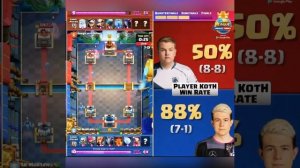 CLASH ROYALE ЛУЧШИЙ МАТЧ В ИСТОРИИ! Битва чемпионов Клеш Рояль! clash royale абсолютный чемпион 👑