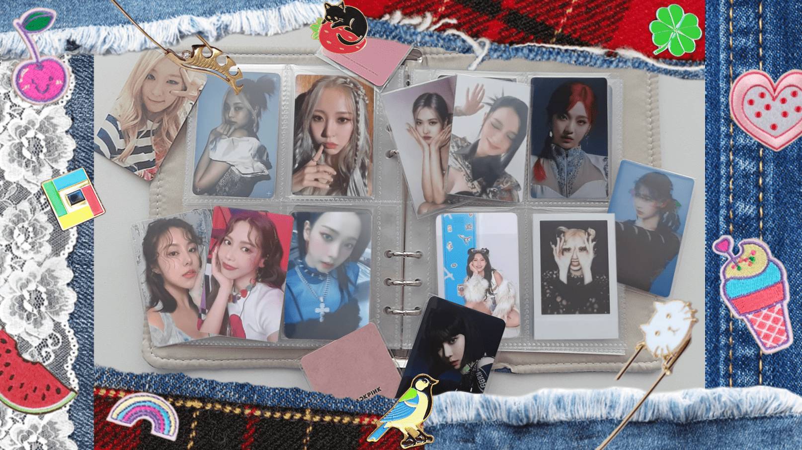 обустраиваю БИНДЕР MAMAMOO BLACKPINK AESPA часть третья