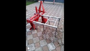 Наш новый двух корпусной плуг на трактор т-25.