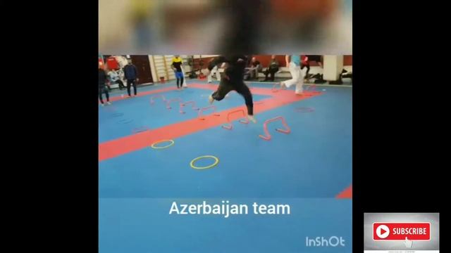 Rafael aghayef and azerbaijan karate team amazing training