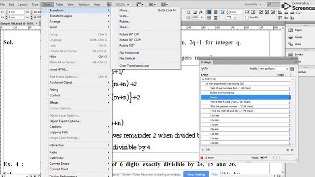 InDesign Preflight Tools tutorial