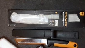 Нож для леса. Mora vs Fiskаrs ЧАСТЬ 3 Делаем из садового ножа Fiskars K82 нож который режет