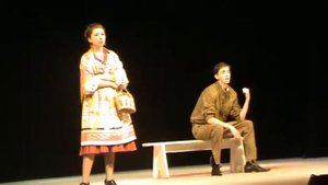 сценка из спектакля "Свадьба в Малиновке"