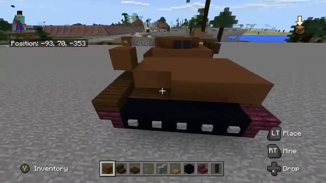 Minecraft | How To Build A Tiger 1 | Tank Tutorial смотреть онлайн