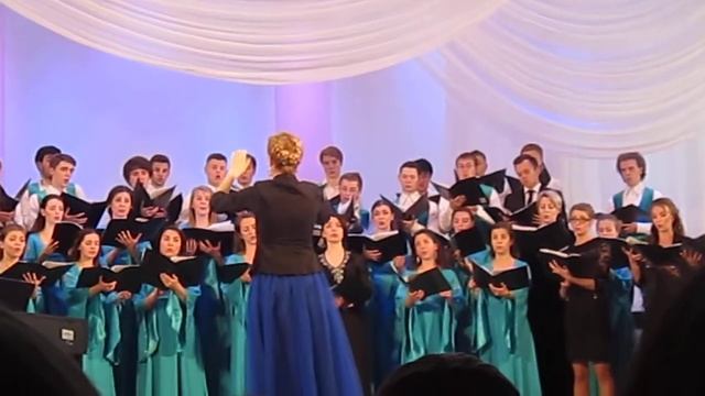 Гос.экзамен, хор Бодяко, 2016. С нами Бог.Дирижер - В.Кейзерова смотреть онлайн