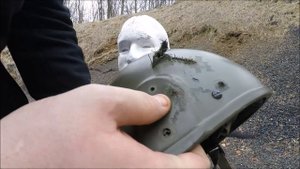 Ballistic Test: British MK6 Ballistic Nylon Army Helmet