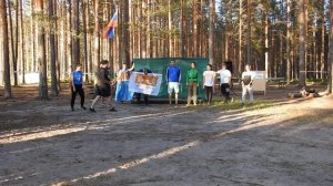 Муниципальный турслёт 2018 - приветствие команды ФОК