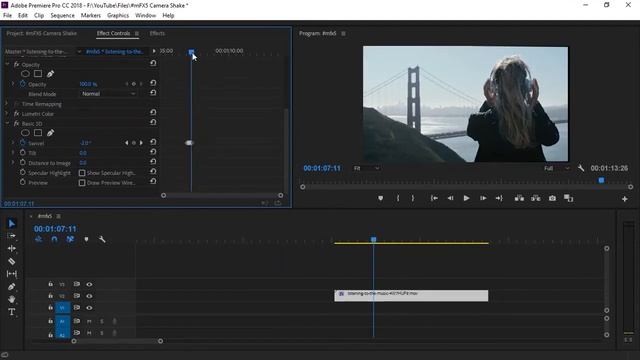 How to create Camera Shake effect in Premiere Pro | Hindi Tutorial | #mondayFX смотреть онлайн