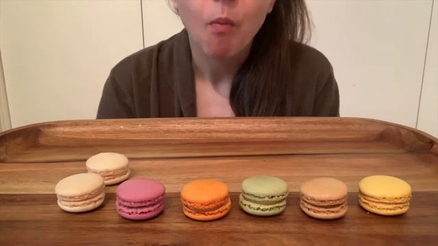 ASMR FRENCH MACARONS 먹방 NO TALKING, EATING AND DRINKING SOUNDS, ASMRfood