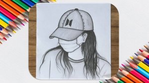 Как нарисовать девушку в бейсболке? Рисование карандашом