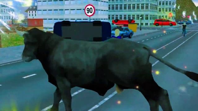 Lola Bulls Attack And Animal Angry Bulls Attack Man Android Game Part 1636. смотреть онлайн
