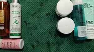 АСМР💫 Пустые баночки ▫️уходовая косметика ▫️обзор ▫️шёпот ▫️мурашки