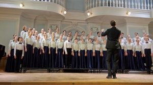 "Веники" русская народная песня. Большой детский хор им. В.С. Попова, дирижер - Алексей Овчинников