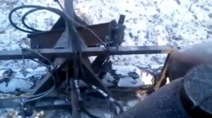 Трелевка леса самодельным захватом