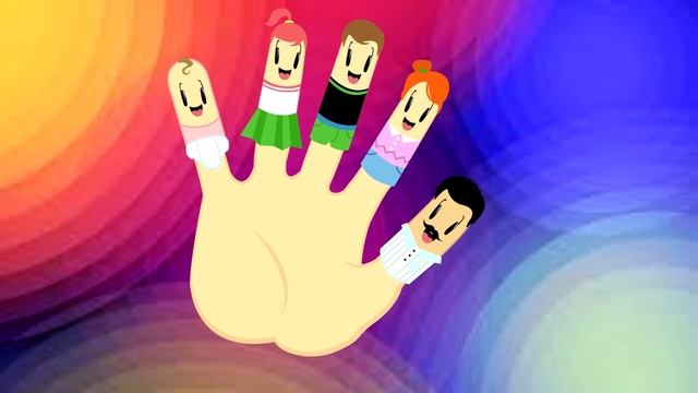 Английская песенка про Семью пальцев - Finger Family! Песенки на английском - Английский для детей