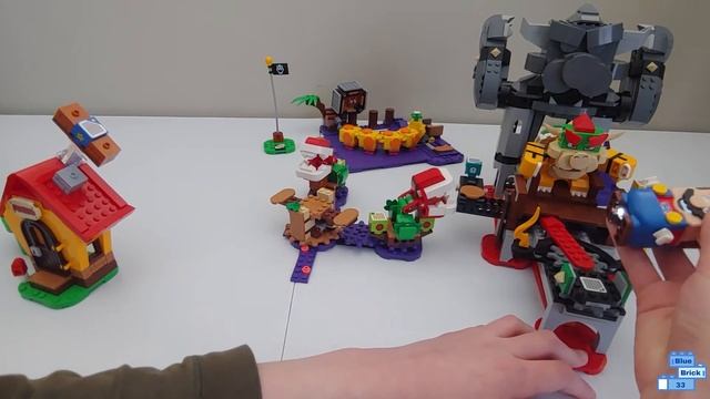 LEGO Super Mario Custom Course #19 with Contest Winner's Design! смотреть онлайн