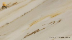 Кварцевый камень Calacatta Etna EQJM 073 ETNA QUARTZ