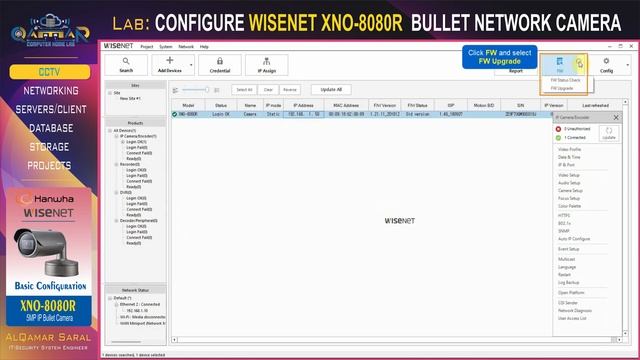 Wisenet Lab - UNBOX AND CONFIGURE WISENET XNO-8080R NETWORK BULLET CAMERA смотреть онлайн