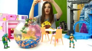 Черепашки Ниндзя и Той Клаб в поисках рецепта пиццы - Видео игрушки из мультфильма Черепашки Ниндзя