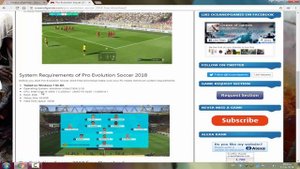 Download PES 2018 For PC