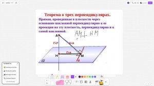 Теорема, О Трёх Перпендикулярах