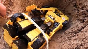 Игры с трансформерами - Видео про машинки - Бамблби