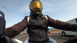 Icon airflite peacekeeper motorcycle helmet