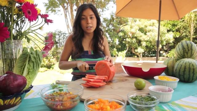 Rainbow Summer Watermelon Salsa!! смотреть онлайн