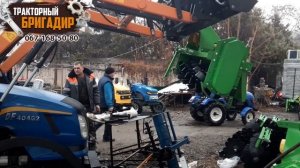 Минитрактор DONGFENG 404 G2 с Погрузчиком,Буром,Прицепом,Фрезой и Плугом🔥