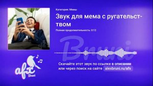 Звук: Звук для мема с ругательством