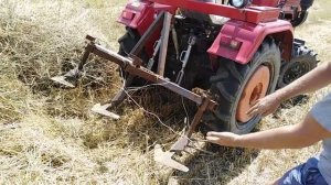 СОБИРАЮ СОЛОМУ МИНИТРАКТОРОМ ШИФЕНГ 244