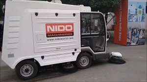 Nido Ride On City Sweeper – Battery | ND-ICE-RS-S2000 MK - Nido Machineries